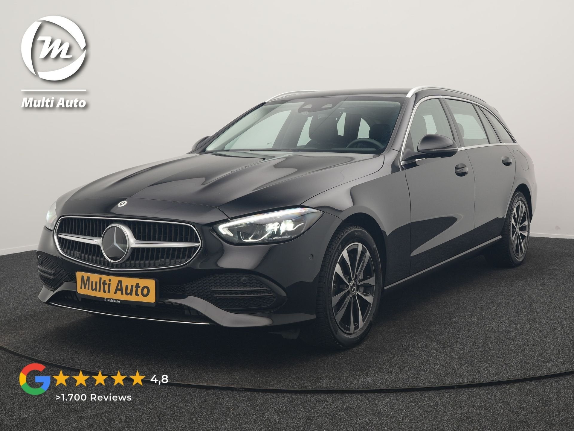 Mercedes-Benz C-Klasse Estate 300 e PHEV 313pk Dealer O.H |, Auto's, Automaat, Dealer onderhouden, Achterwielaandrijving, Zwart