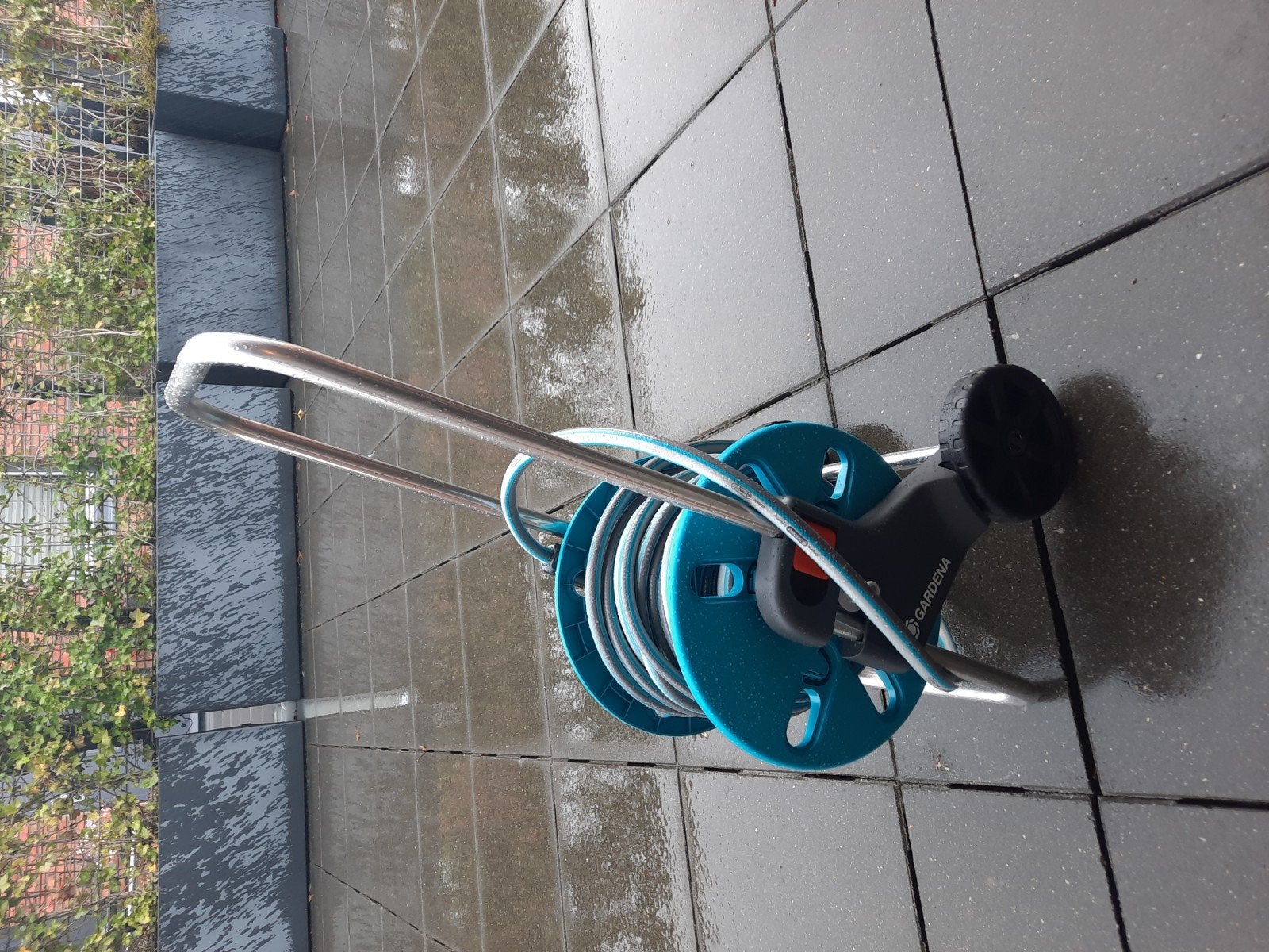tuinslang oprolkar, Tuin en Terras, Tuinslangen, Ophalen, Zo goed als nieuw, Tuinslang