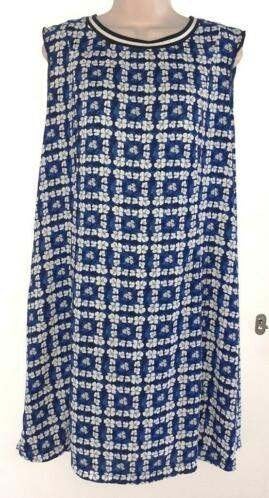 Yessica jurk maat 44, Ophalen of Verzenden, Zo goed als nieuw, Blauw, Jurk