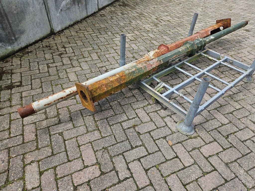 2 Antieke gietijzeren palen / lantarenpalen, Huis en Inrichting, Woonaccessoires | Zuilen en Pilaren, Ophalen, Zo goed als nieuw