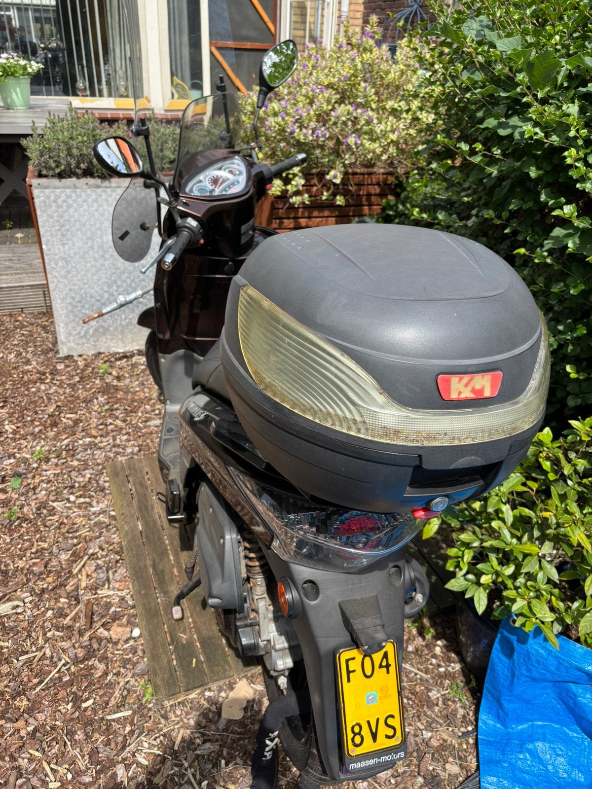 Kymco PeopleS scooter te koop. Kleur bruin metallic, Ophalen, Gebruikt, Maximaal 45 km/u, People S