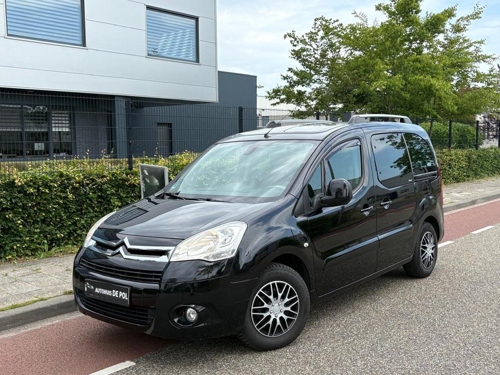 Citroen Berlingo 1.6 VTi 120 Multispace panoramadak Airco Cr, Auto's, Voorwielaandrijving, Stof, Gebruikt, Zwart