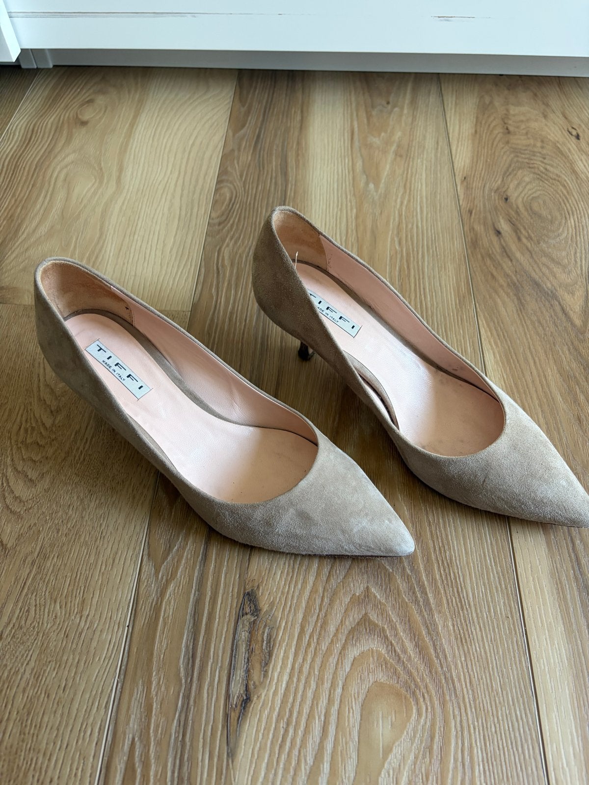 Tiffi Made in Italy pumps - Maat 39, Ophalen, Gedragen, Beige, Schoenen met lage hakken