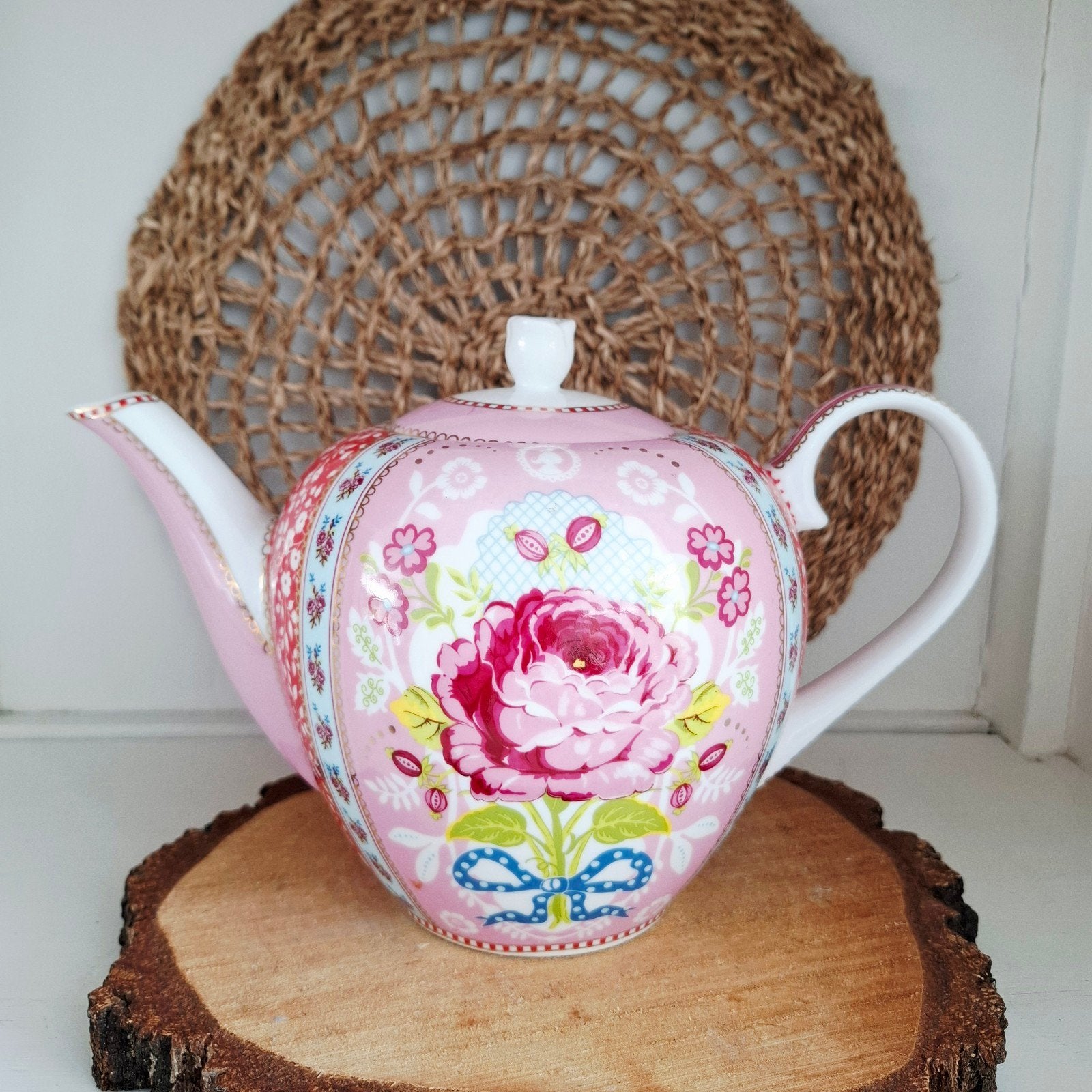 Pip Studio, theepot - roze met pioenrozen, Huis en Inrichting, Keuken | Servies, PIP Studio, Info@pipstudio.com, Overige typen