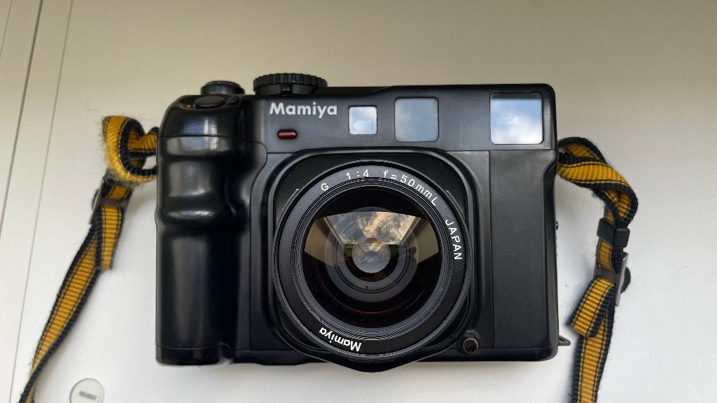 Mamiya 6 mf + G 50mm f/4 L, Ophalen, Gebruikt, Spiegelreflex, Overige Merken