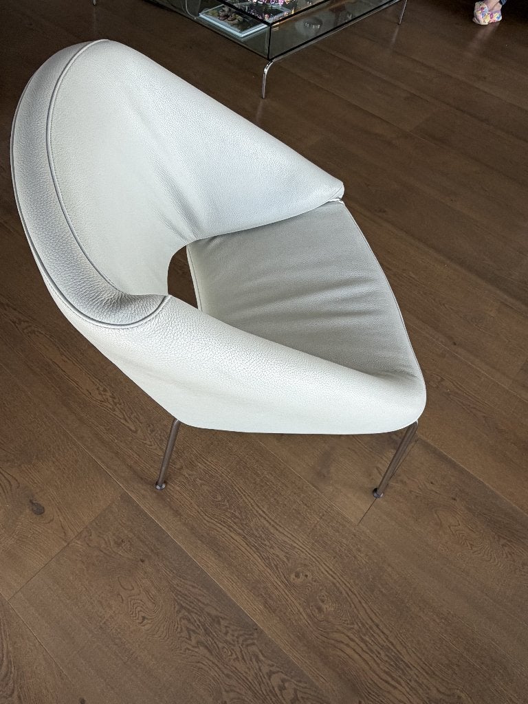 Leolux leren eetkamerstoelen 4 stuks