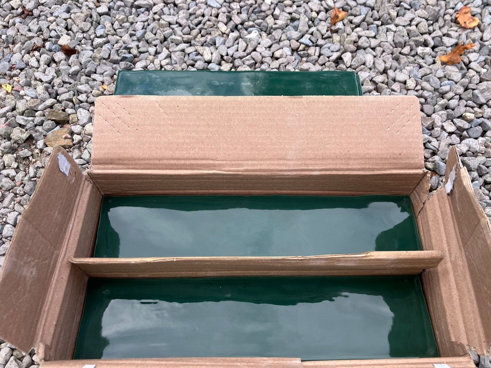 Groene Harmony Jade tegels 7.5x30 cm (0.5 m²), Nieuw, 20 tot 40 cm, Minder dan 5 m², Wandtegels