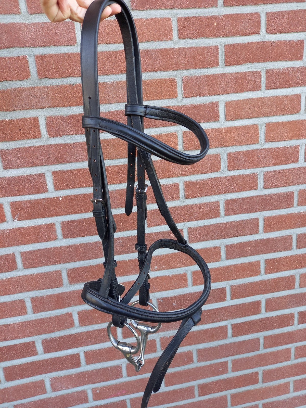 Mooi hoofdstel pony zwart, Dieren en Toebehoren, Ophalen of Verzenden, Zwart, Hoofdstel, Pony
