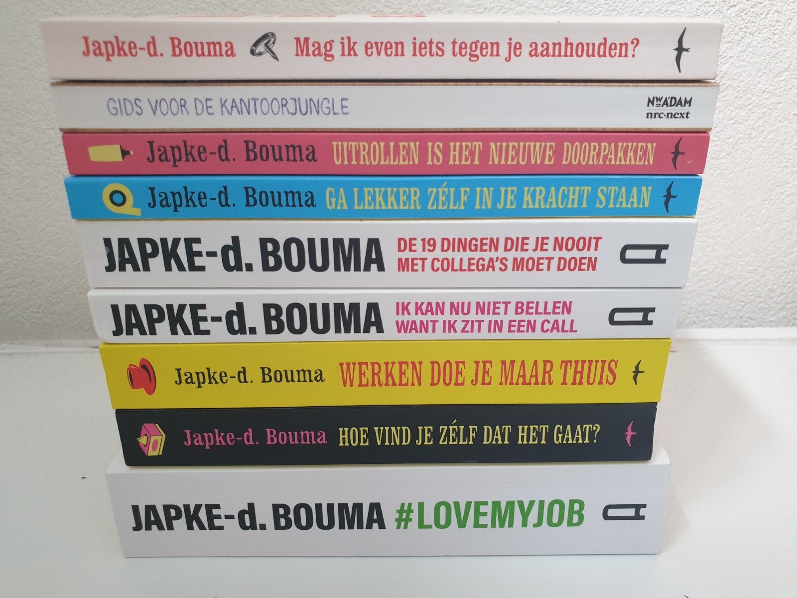 Japke-d. Bouma boekenpakket - Kantoorhumor en advies, Ophalen of Verzenden, Gelezen, Japke-d. Bouma