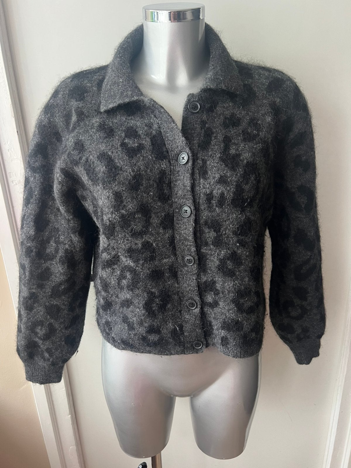 Mos mosh mooi wollen jasje vest maat L alpaca mizana leo, Ophalen of Verzenden, Zo goed als nieuw, Maat 42/44 (L), Grijs
