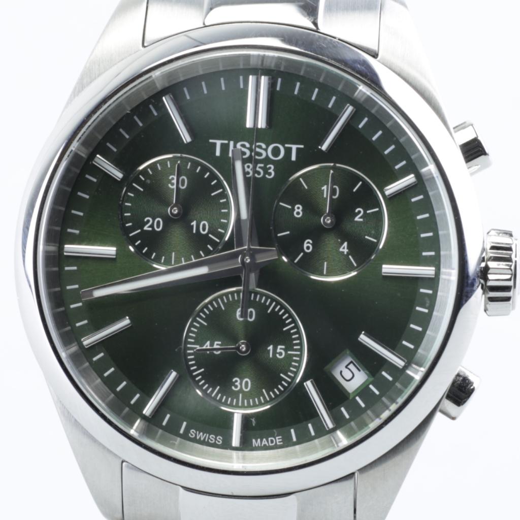 Tissot PR 100 Chronograph Groen T1504171109100 in doos, Tissot, Zo goed als nieuw, Support@tissot.com, Rue Louis-Joseph Chevalier 1
2002 Neuchâtel
Switzerland