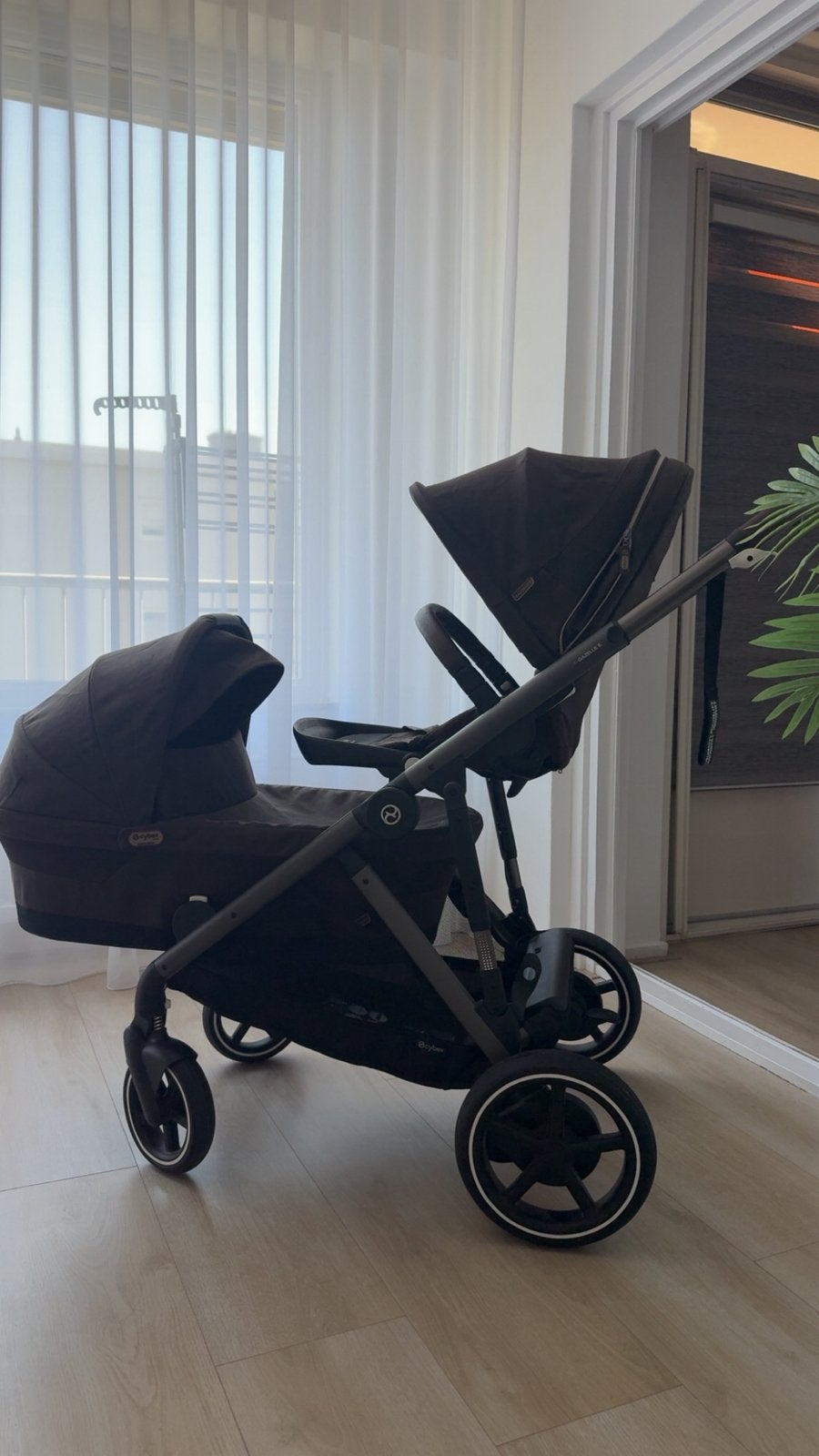 CYBEX e-Gazelle S elektrische kinderwagen, Zo goed als nieuw, Duomodel, Ophalen, Overige merken
