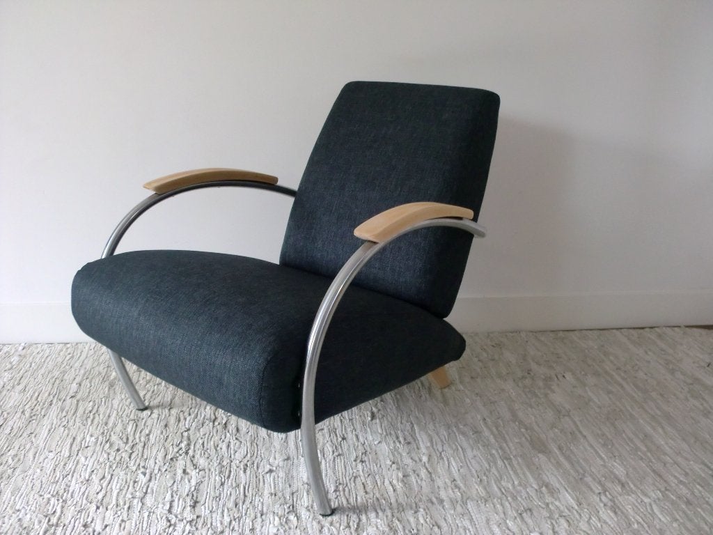 gelderland fauteuil 5470 design jan des bouvrie als nieuw, Ophalen, 75 tot 100 cm, Zo goed als nieuw, Stof