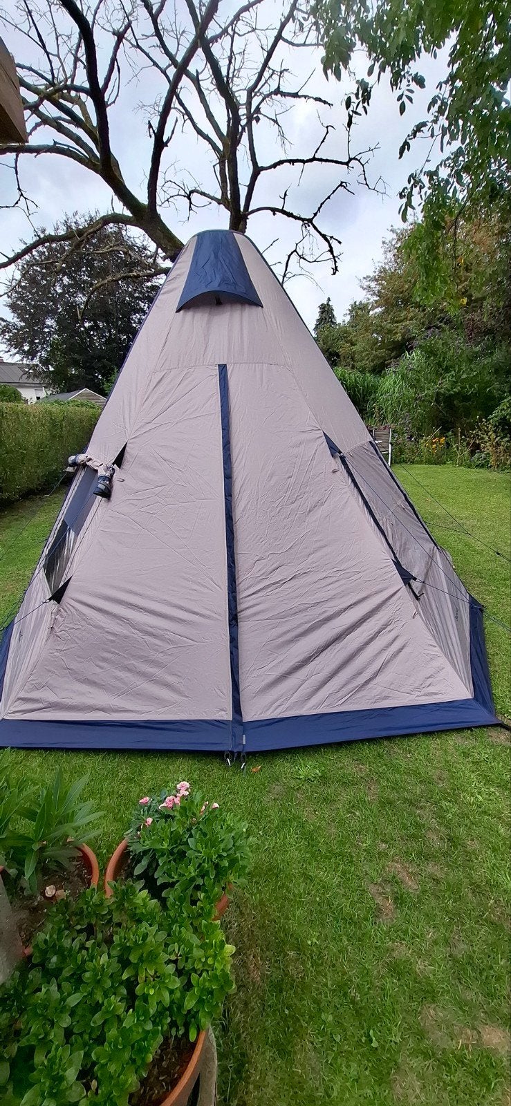 Skandika tipii elev  air opblaasbare tent voor 3/4 personen, Ophalen of Verzenden, Zo goed als nieuw