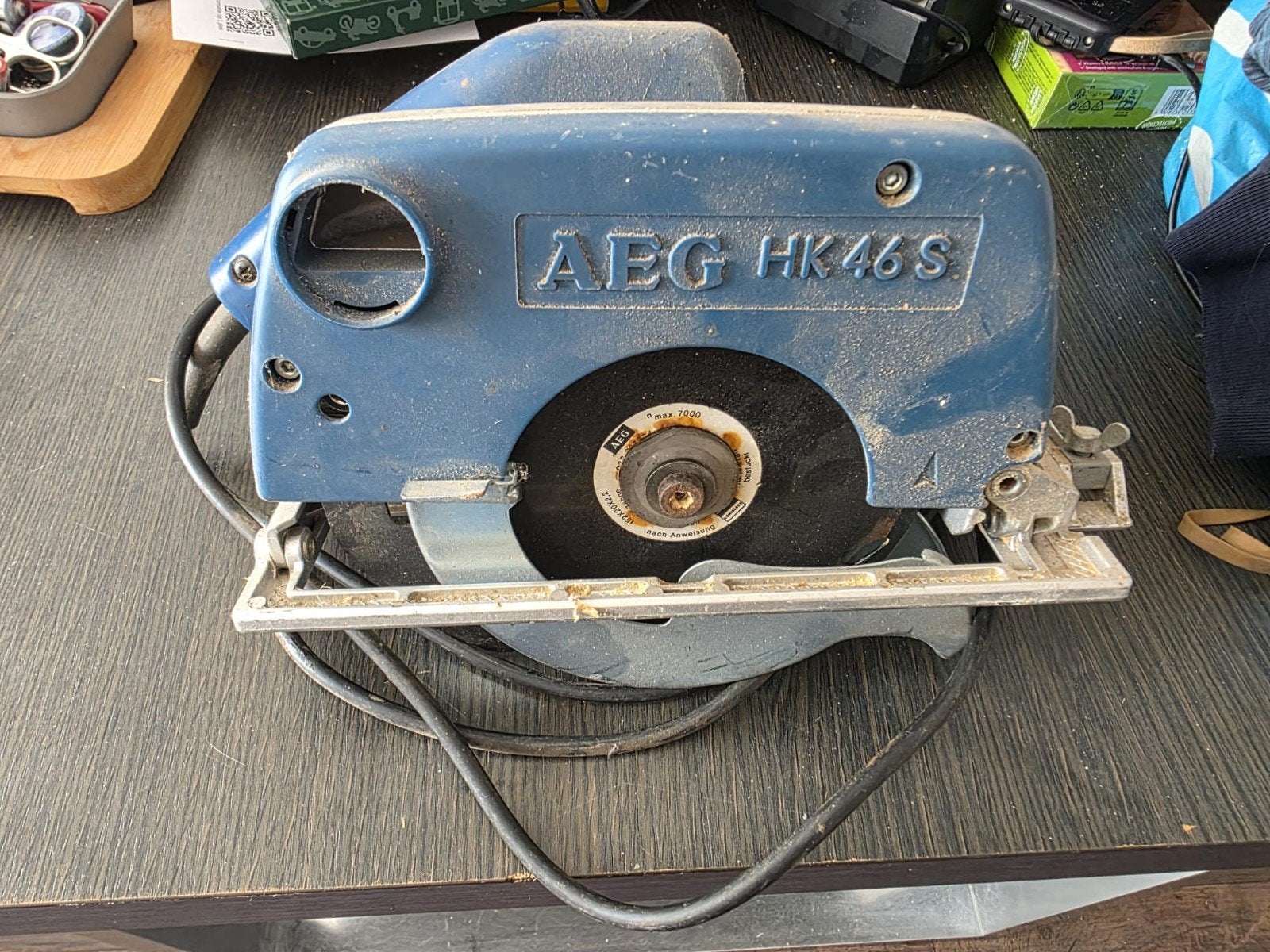 AEG Cirkelzaagmachine, Ophalen, 1200 watt of meer, Cirkelzaag, 30 tot 70 mm