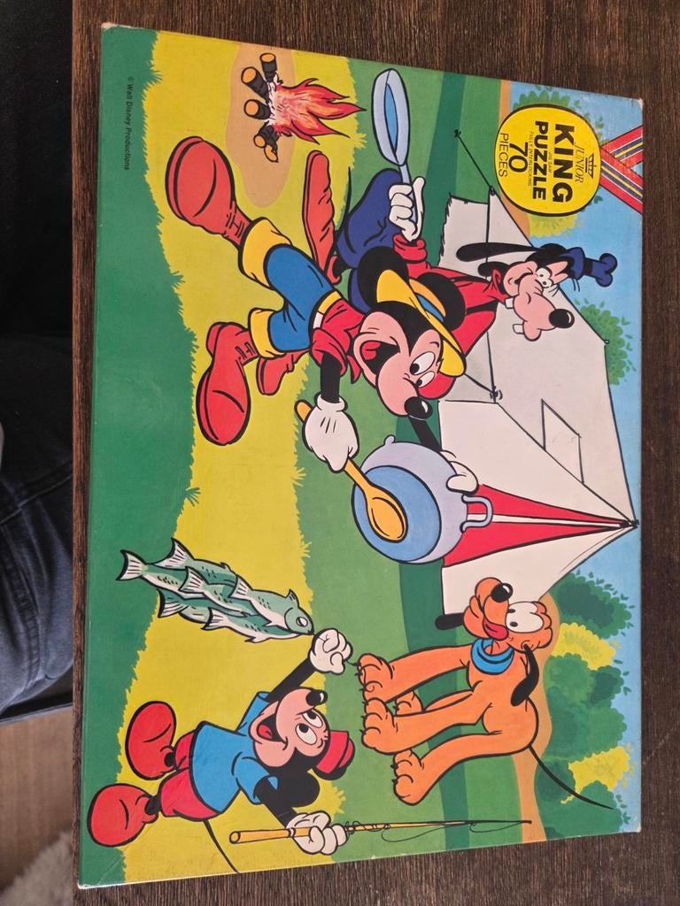 Vintage Disney King Puzzel 70 stukjes, Verzamelen, Disney, Ophalen of Verzenden