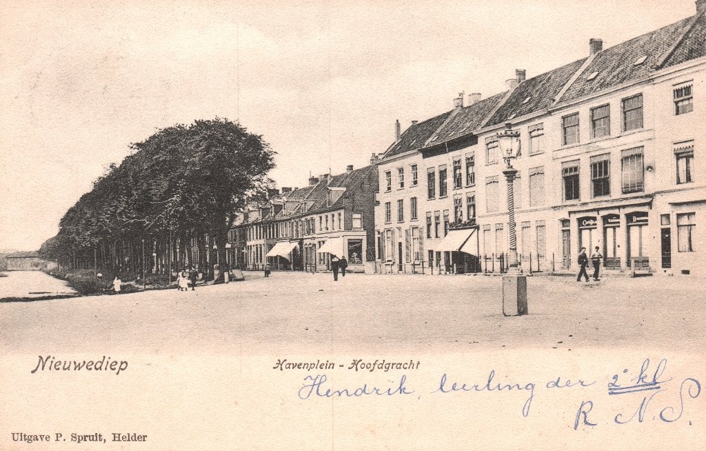 Nieuwediep Havenplein, Hoofdgracht (1904) 128718, Verzenden, Voor 1920, Gelopen, Noord-Holland