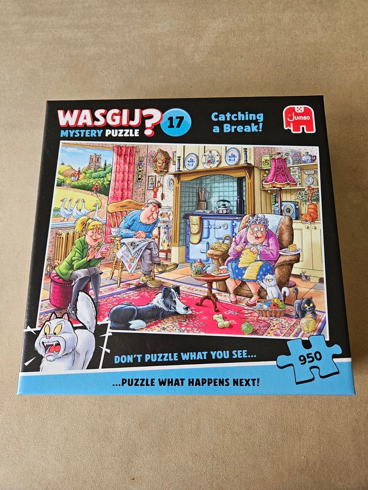 Wasgij? Mystery Puzzel 17 - Catching a Break! (950 stukjes), Ophalen of Verzenden