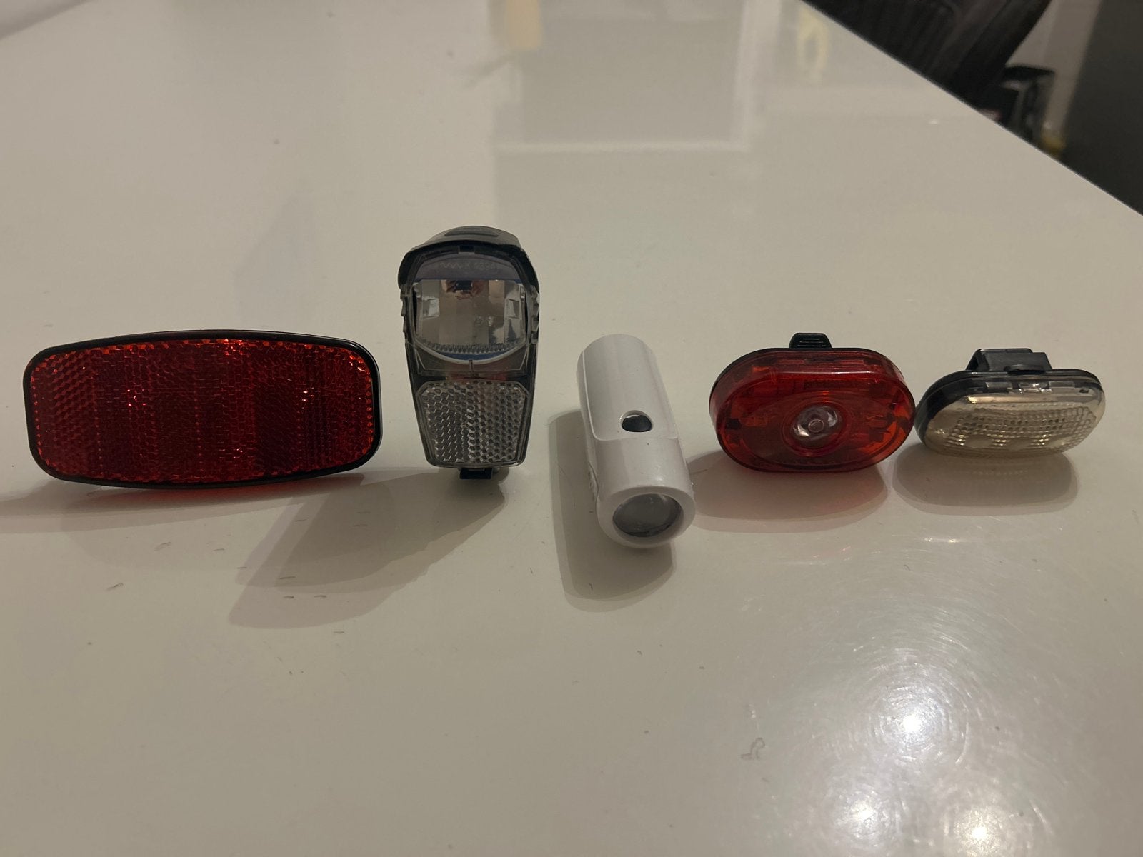 Fietsverlichting set - Zo goed als nieuw, Ophalen of Verzenden, Zo goed als nieuw, Batterij, Verlichtingsset