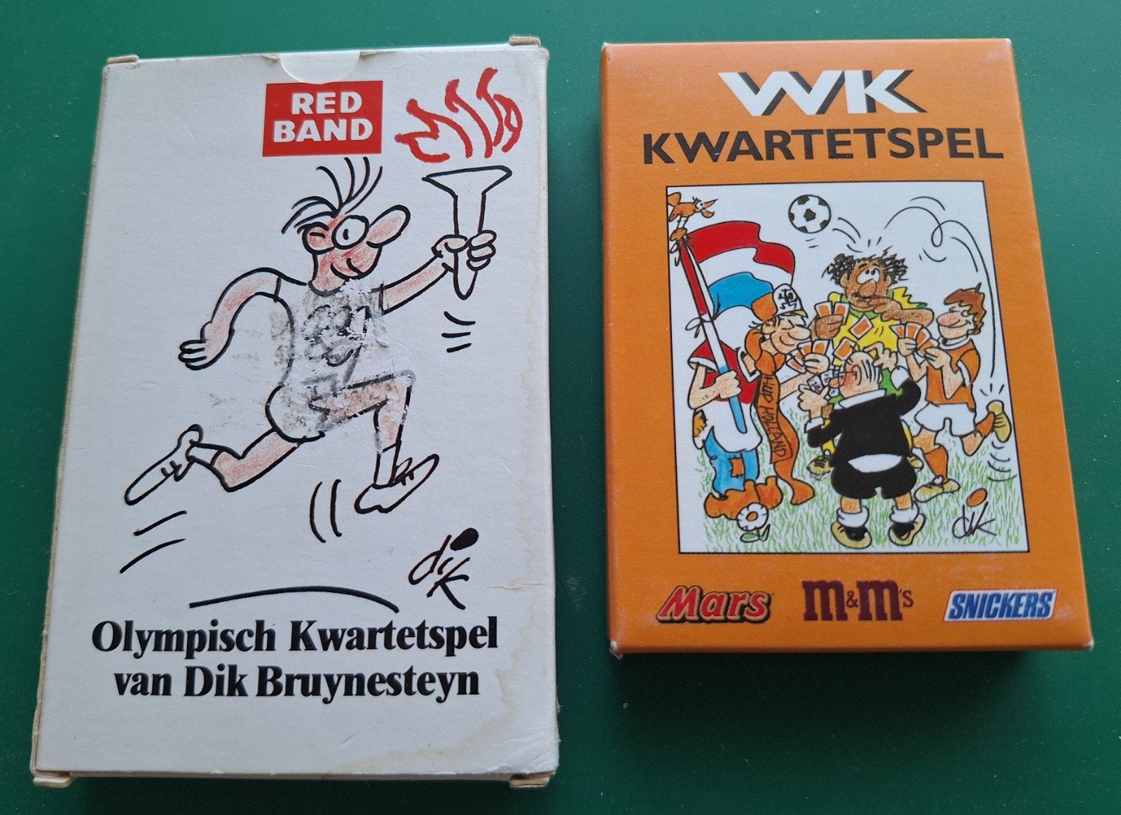 2 kaartspellen geïllustreerd door Dik Bruynesteyn, Ophalen of Verzenden, Zo goed als nieuw