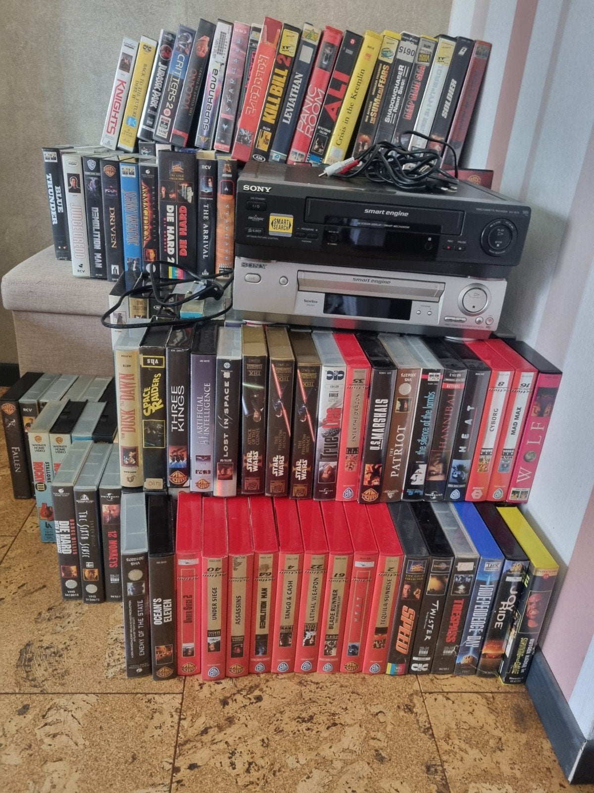 Grote collectie VHS videobanden - Diverse genres, Ophalen, Gebruikt, Alle leeftijden, Overige genres