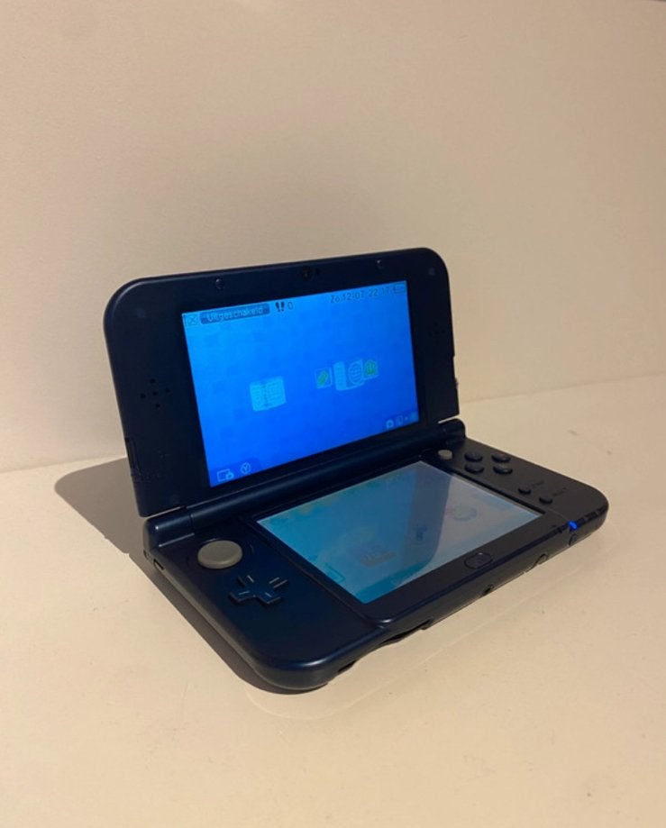 Nintendo New 3DS XL Metallic Blue – werkend, Verzenden, Zo goed als nieuw, 3DS