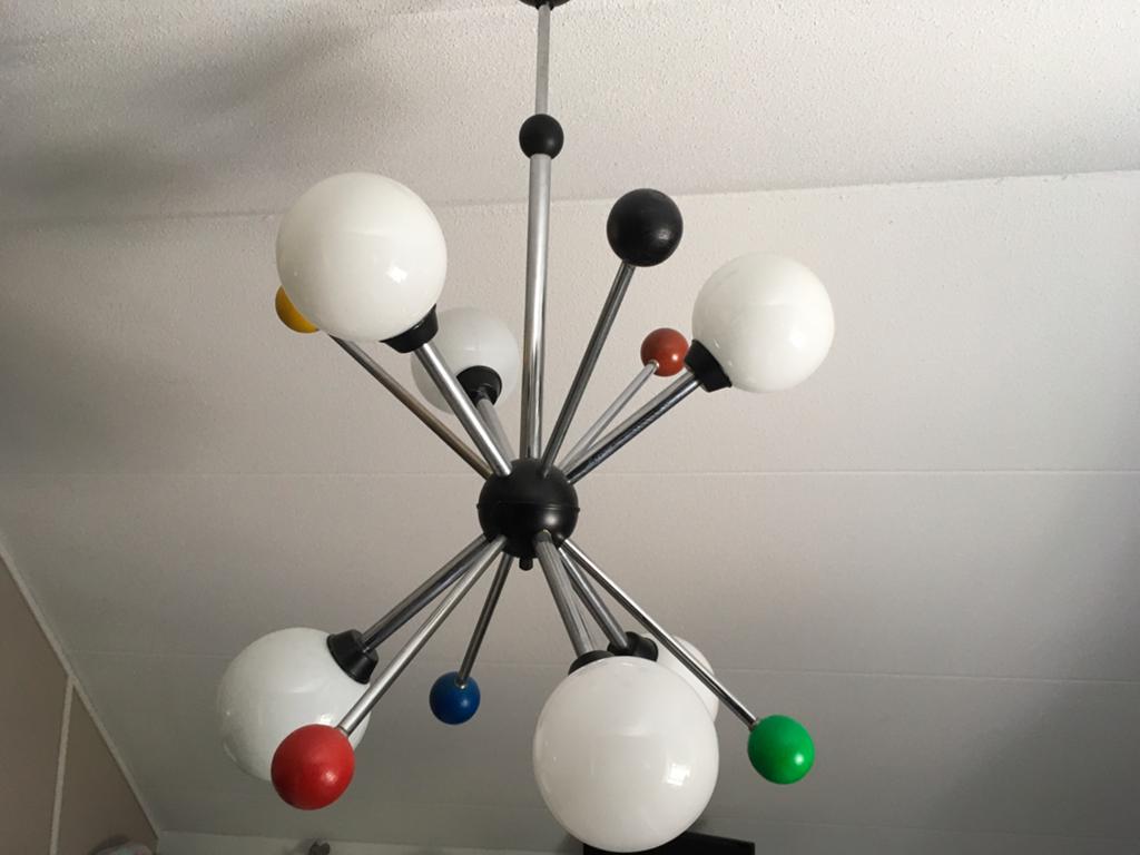 Ruimtelijke hanglamp . Sfeer uit de ruimte, Ophalen of Verzenden, Huis en Inrichting