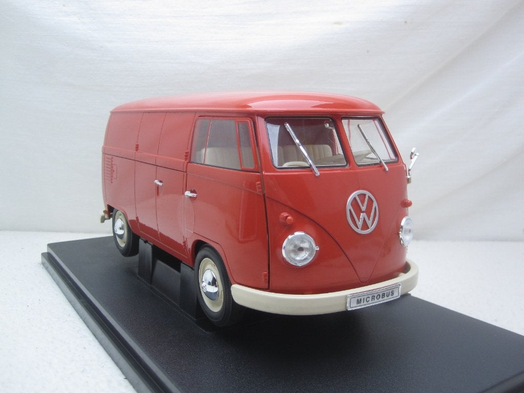 Volkswagen VW Transporter T1 Bestel 1:18 Welly, Ophalen of Verzenden, Nieuw, Auto, Welly