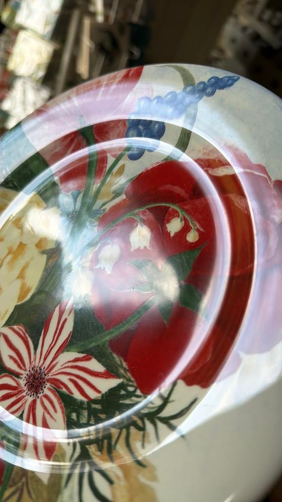 Gien VOLUPTÉ Ontbijtborden, Huis en Inrichting, Keuken | Servies, Ophalen of Verzenden, Zo goed als nieuw, Bord(en), Overige stijlen
