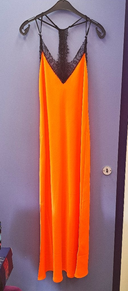 Essentiel Antwerp jurk oranje kant maat 40/42 chique 48546, ., Maat 42/44 (L), Oranje, Ophalen of Verzenden