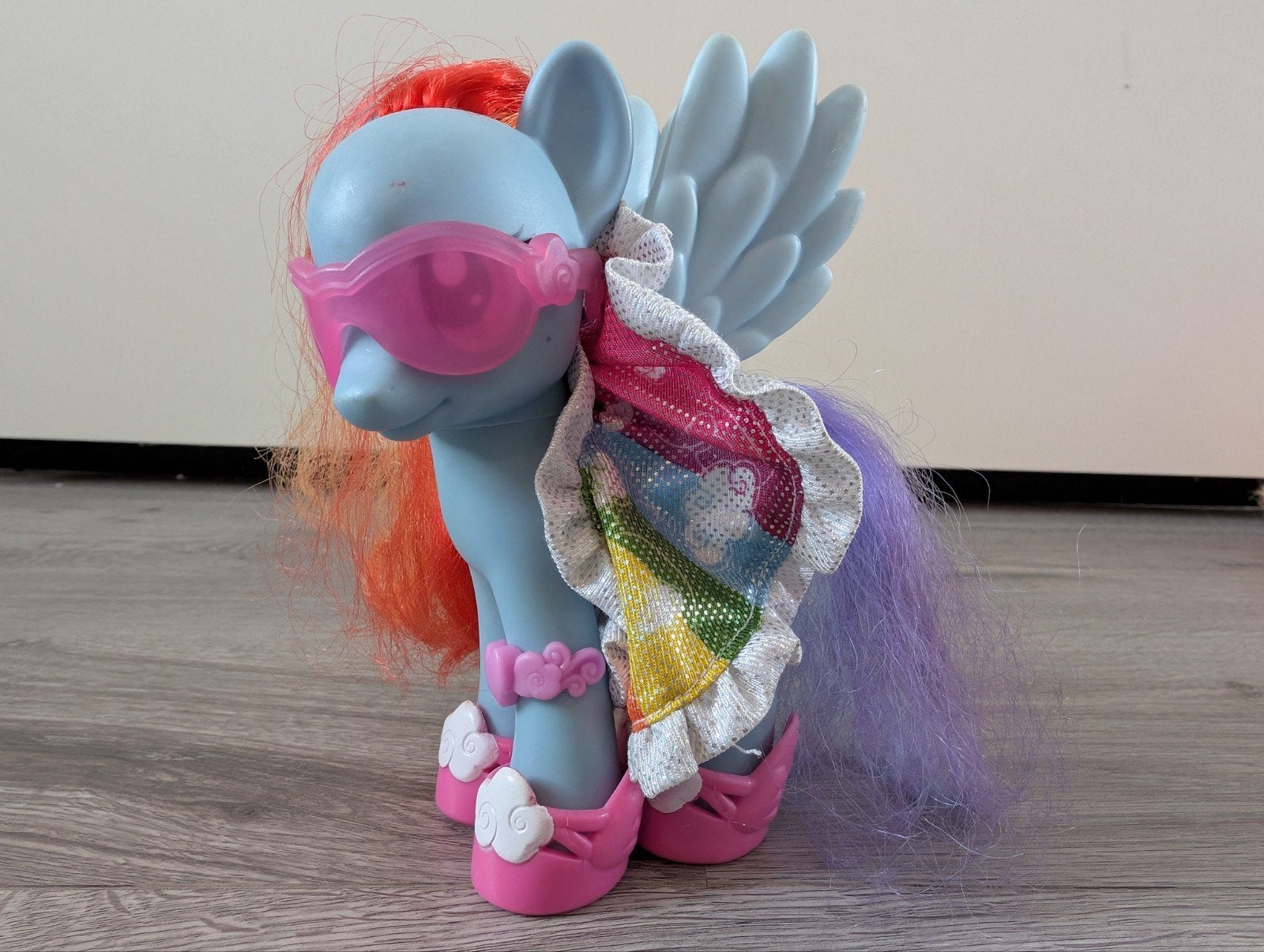 Vintage my little pony fashion style rainbow dash, Ophalen, Gebruikt