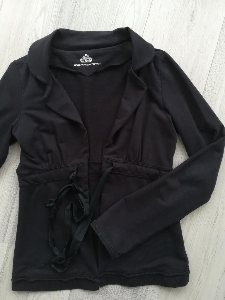 FORNARINA vest colbert zwart maat L, Maat 38/40 (M), Zwart, Fornarina, Ophalen of Verzenden