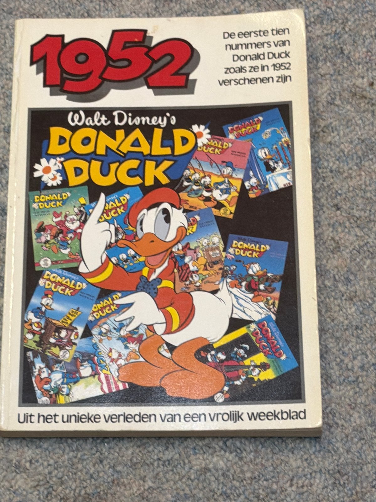 Donald Duck 1952: Eerste Tien Nummers - Uniek Weekblad, Complete serie of reeks, Ophalen of Verzenden, Gelezen