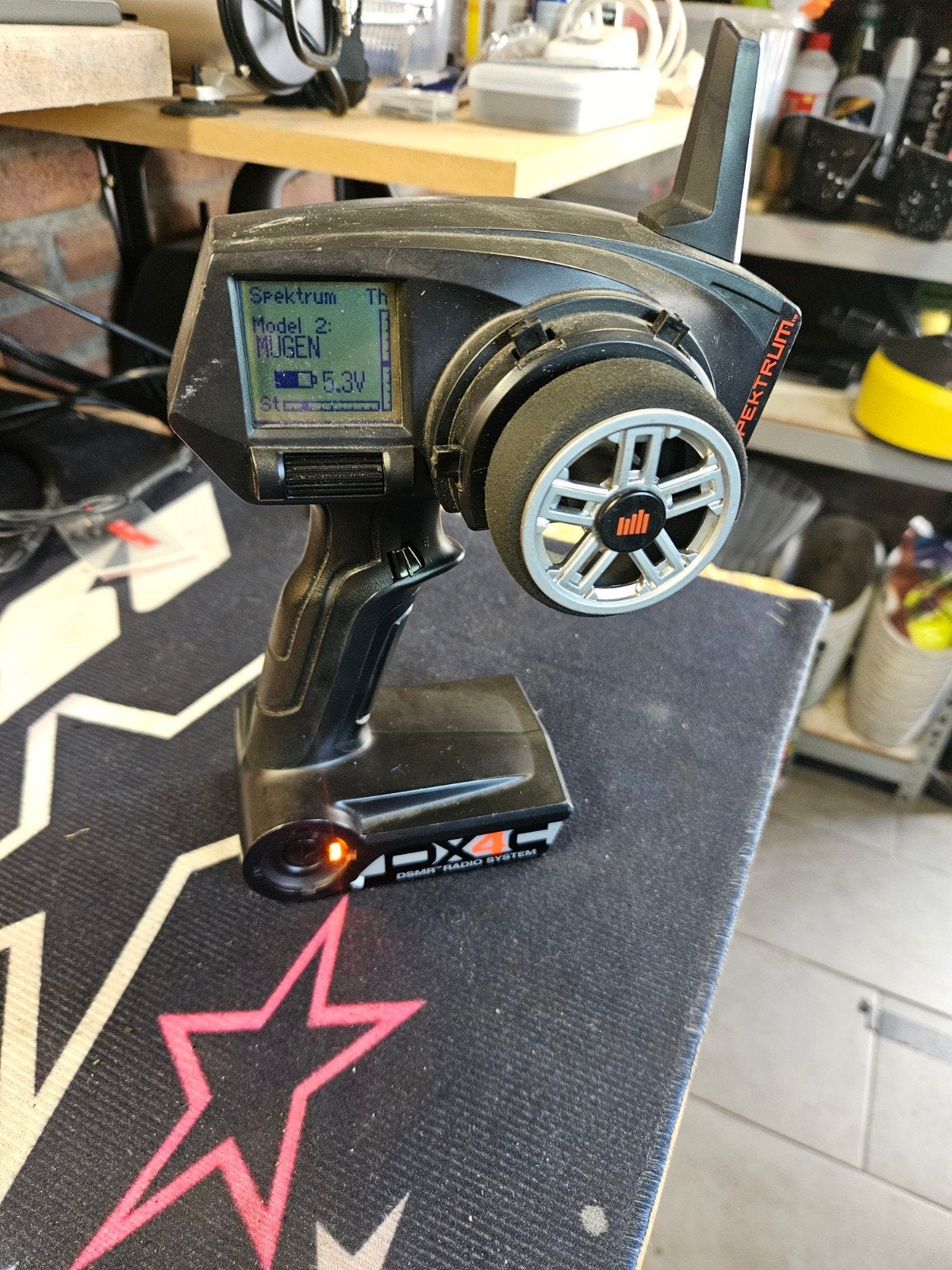 spektrum dx4c zender met ontvanger, Hobby en Vrije tijd, Ophalen of Verzenden, Gebruikt