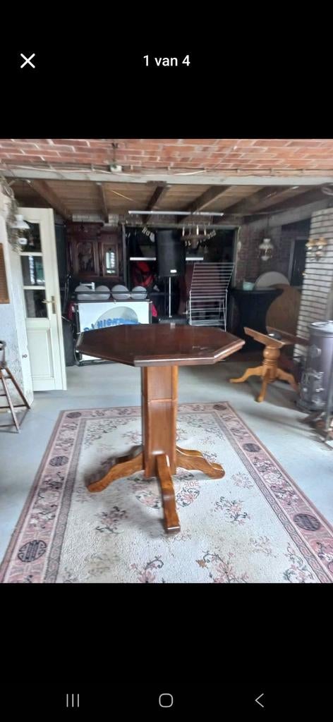 Mooie eiken statafel.

perfect voor een cafe of thuiscafe., Ophalen, Zo goed als nieuw