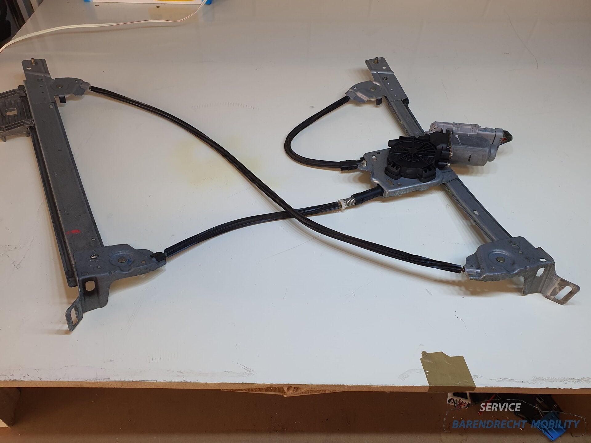 Raammechanisme Renault Megane II CC motor ruit mechaniek lin