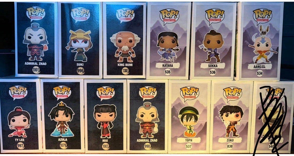 The Last Airbender Funko Pop collectie 12 stuks Bieden, Ophalen of Verzenden