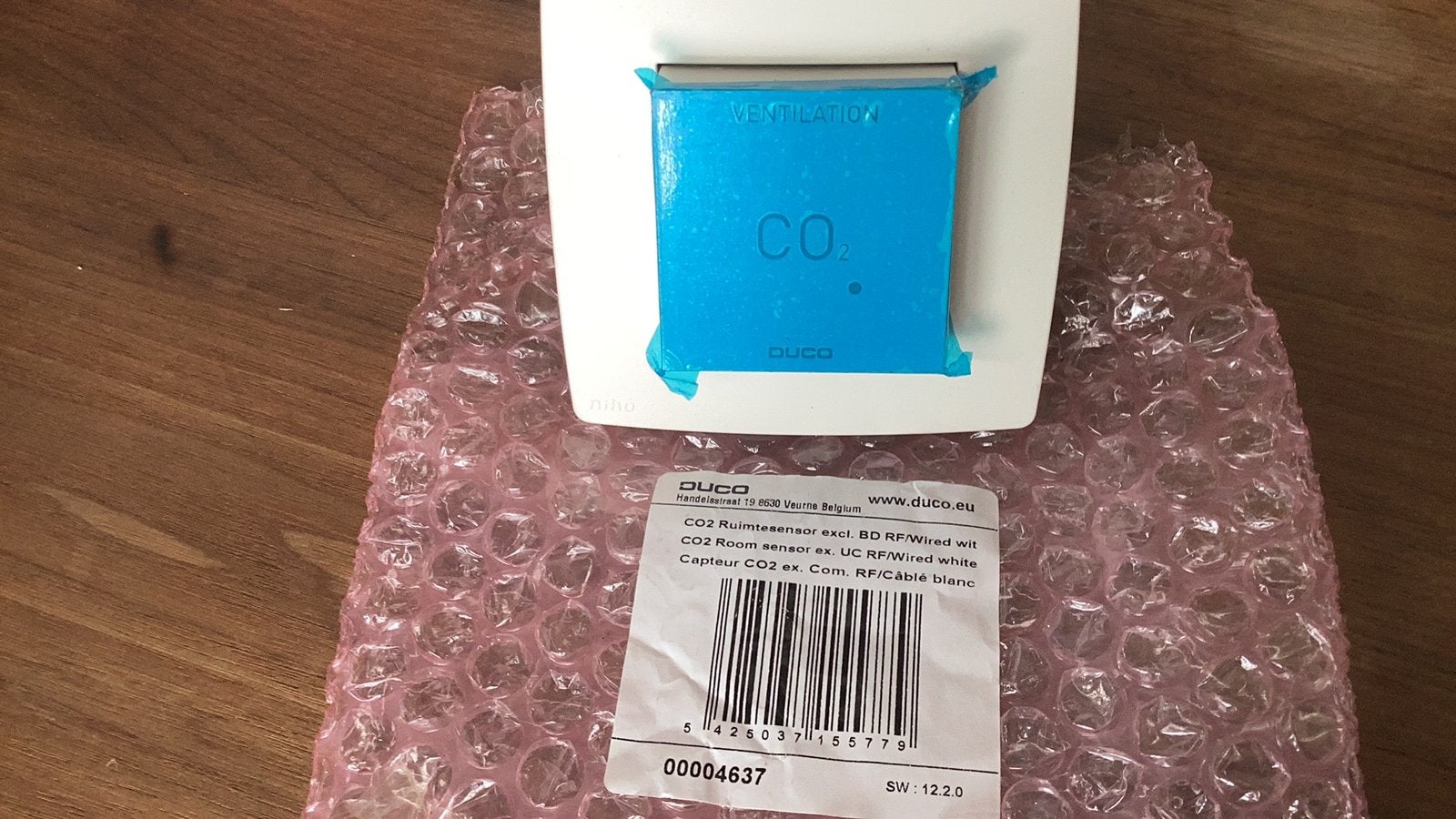 Duco Co2 ruimtesensor, Ophalen of Verzenden, Nieuw, Ventilator en Afzuiger