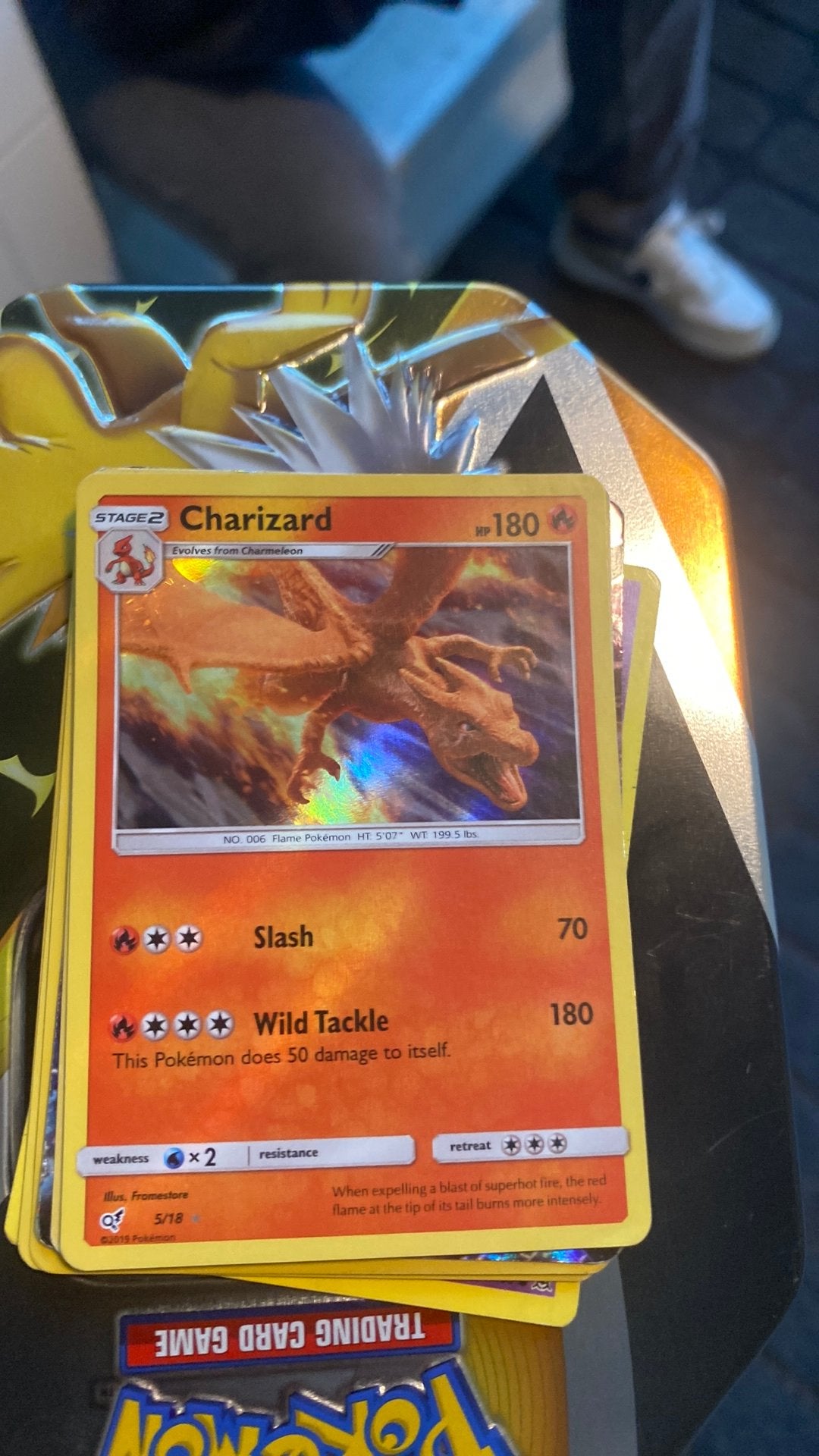Charizard, Ophalen, Zo goed als nieuw