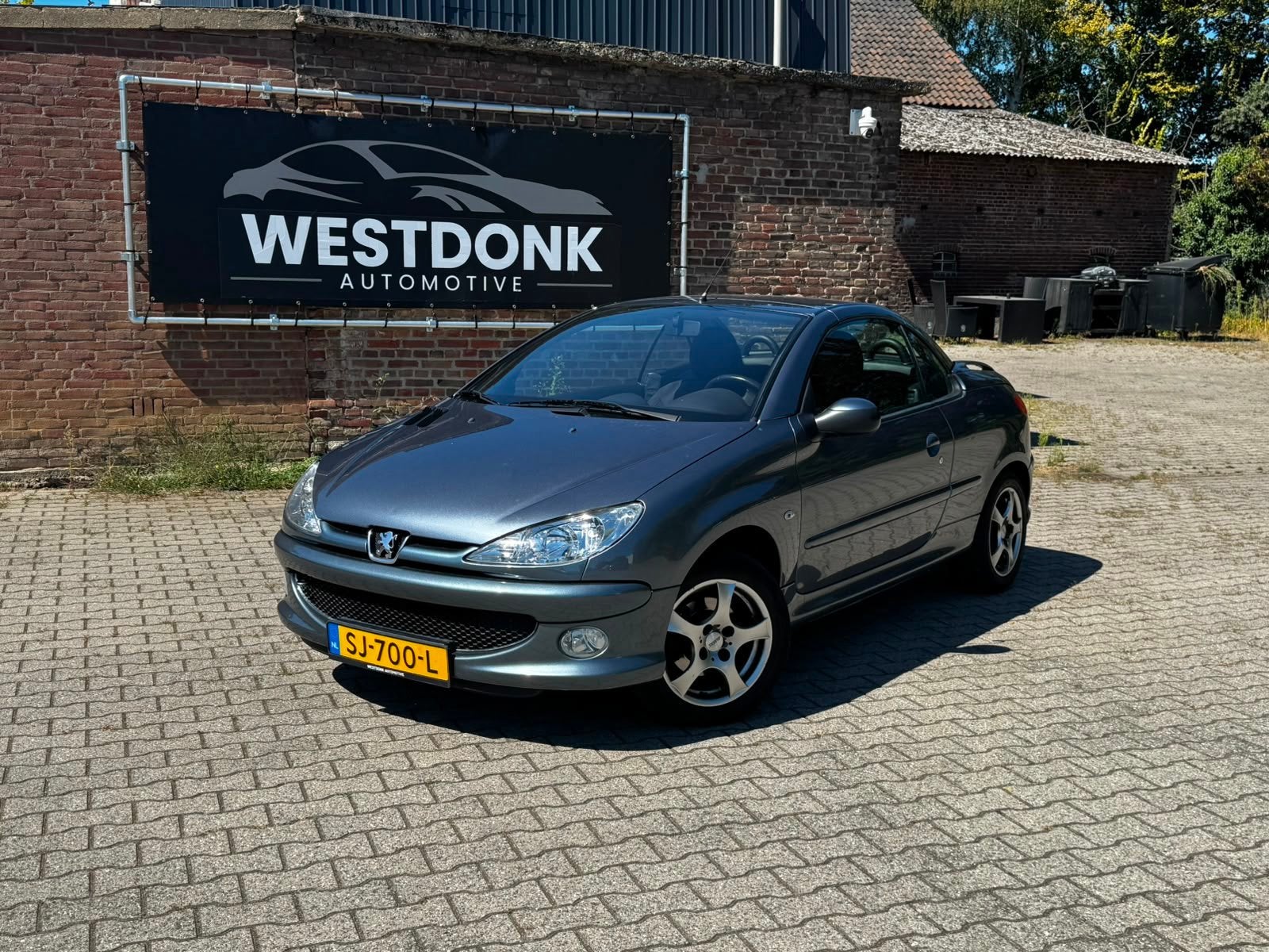 Peugeot 206 CC 1.6-16V Hardtop Cabrio - Airco, Auto's, Voorwielaandrijving, Gebruikt, 4 cilinders, Cabriolet