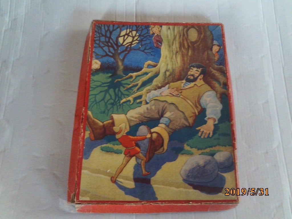 kinderpuzzel 2 in 1 - dus voor- en achterkant, Ophalen of Verzenden, 10 tot 50 stukjes, Gebruikt, 6 jaar of ouder