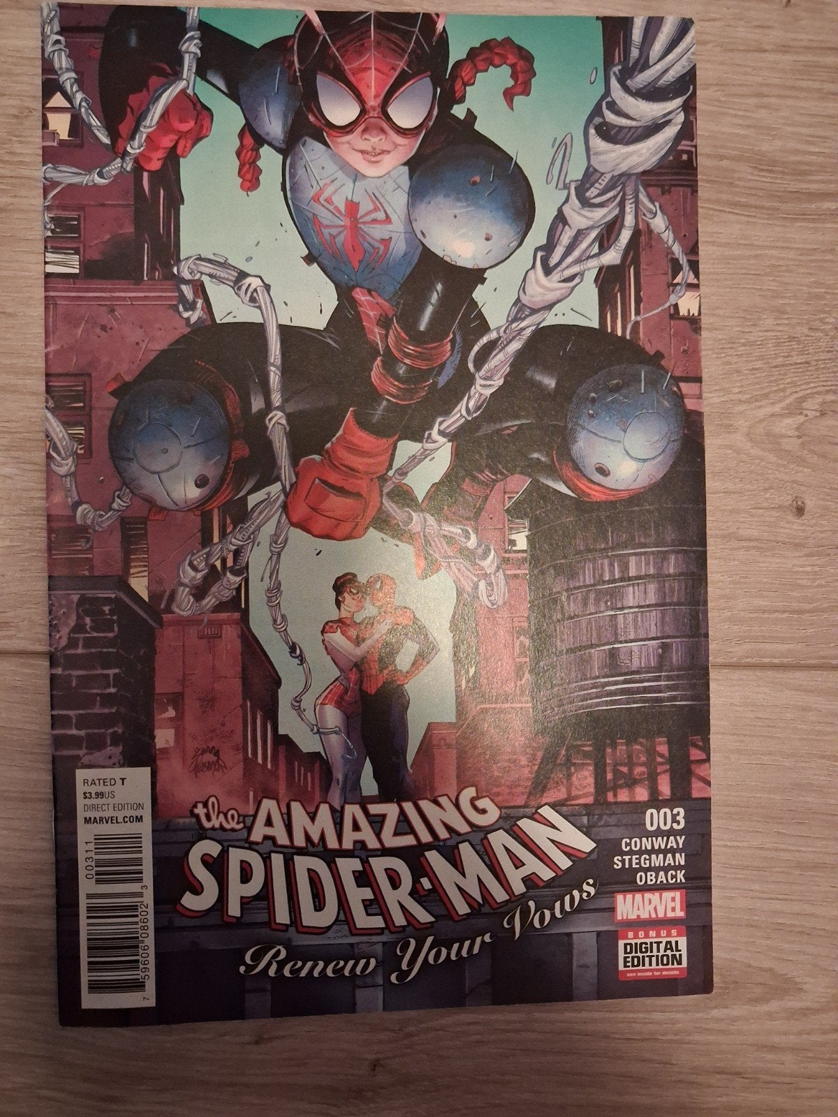 The Amazing Spider-Man: Renew Your Vows #3, Eén comic, Amerika, Conway, Stegman, Oback, Ophalen of Verzenden