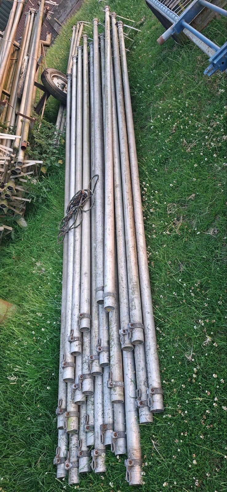 Aluminium irrigatiebuizen met koppelingen, Ophalen, Gebruikt, 6 meter of meer, Aluminium