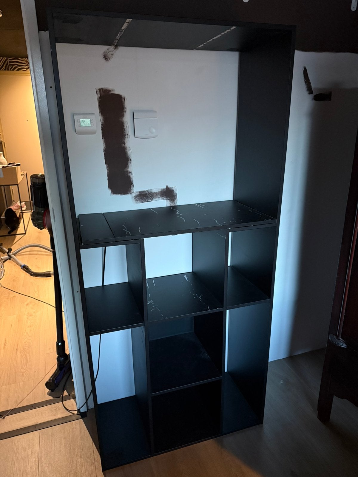 Vakkenkast, Huis en Inrichting, Kasten | Wandmeubels, Ophalen, Met plank(en), Zo goed als nieuw, Minder dan 150 cm