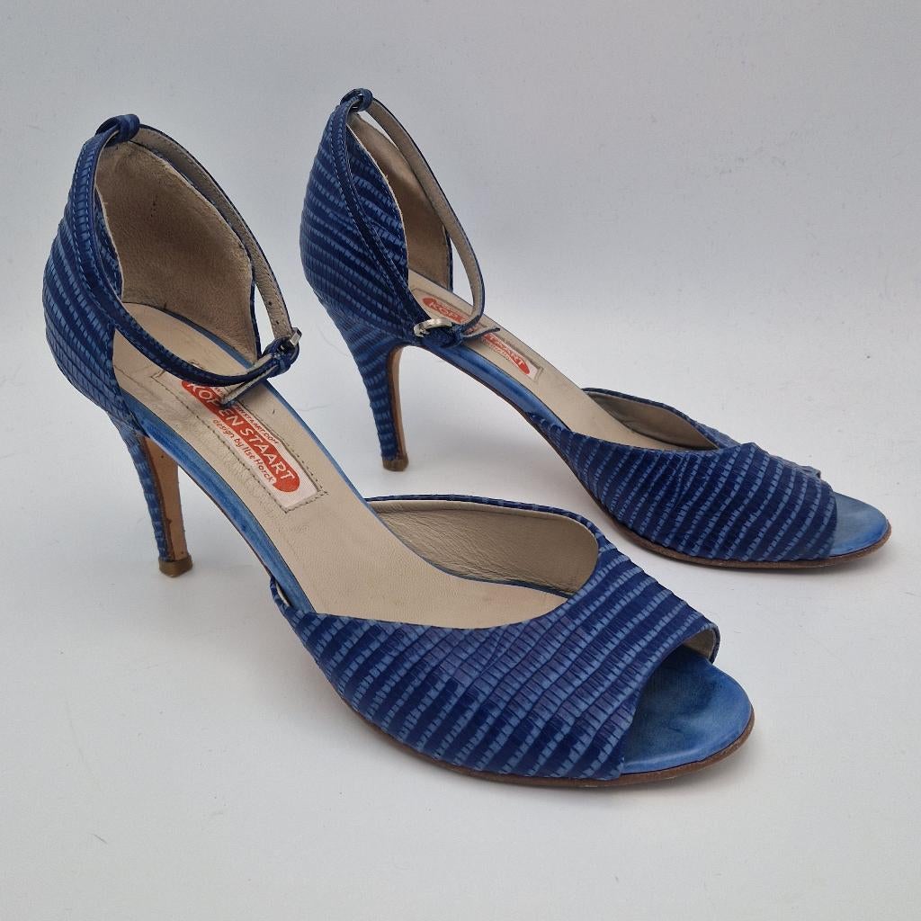 Kop en Staart sandalette pumps. Maat 40, Blauw., Kleding | Dames, Schoenen, Pumps, Blauw, Nijmegen, Verhip-vintage.nl