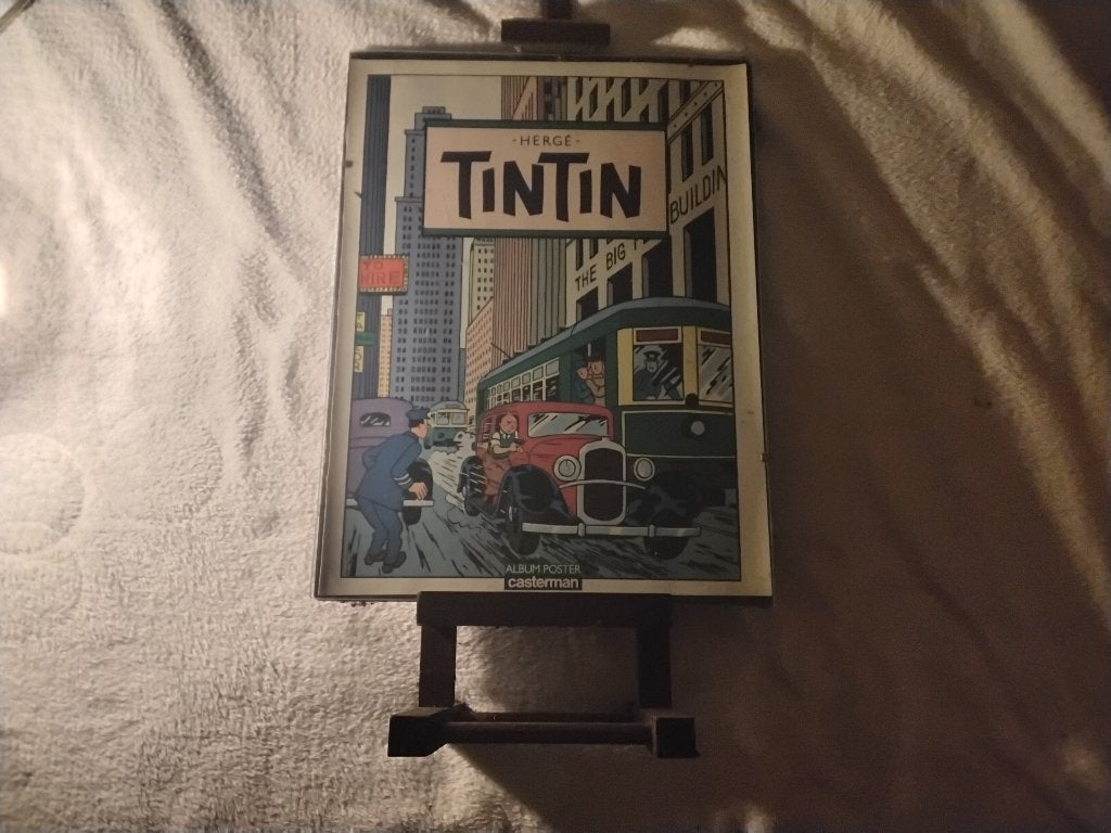 Tintin (Kuifje) Album Poster, Ophalen of Verzenden, Zo goed als nieuw, A1 t/m A3, Film en Tv