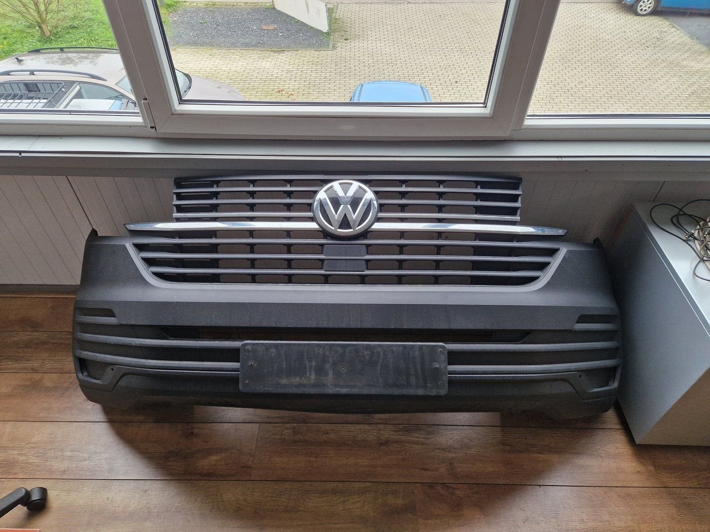Complete voorbumper VW Transporter T6 7LA807221F 9B9, Ophalen, Gebruikt, -, Voor