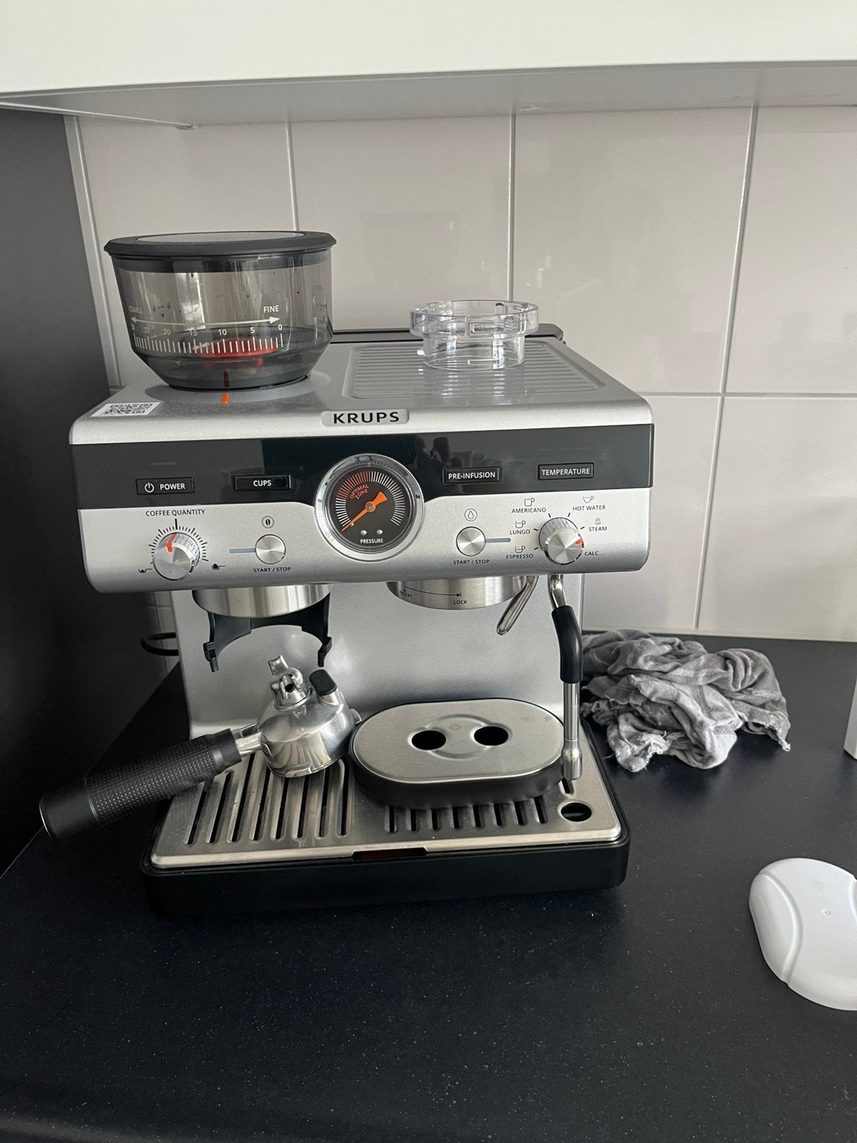 Crups apoaraat, Ophalen, Nieuw