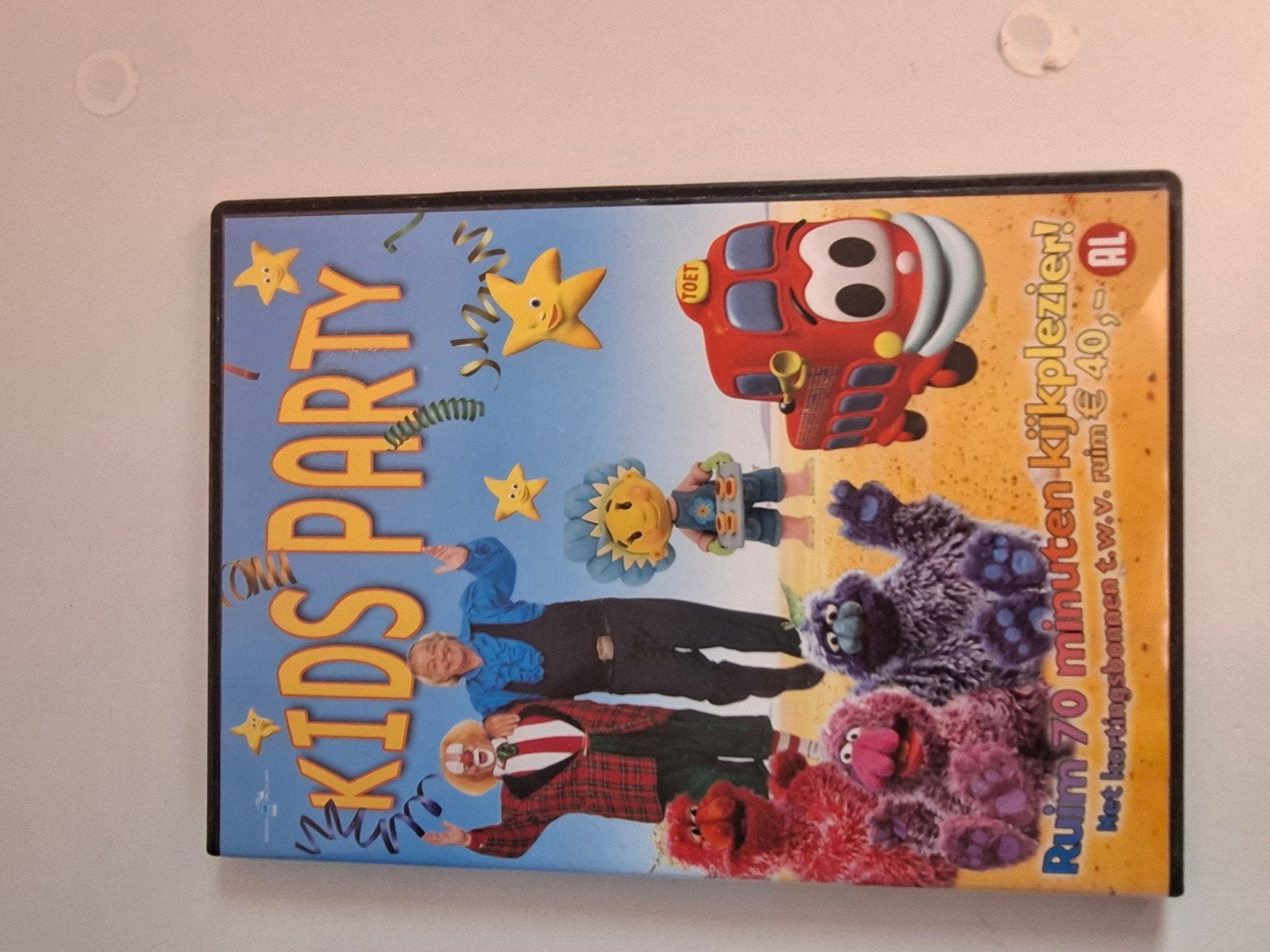 Kids Party DVD - Ruim 70 minuten kijkplezier!, Gebruikt, Verzenden, Alle leeftijden, Nederlands