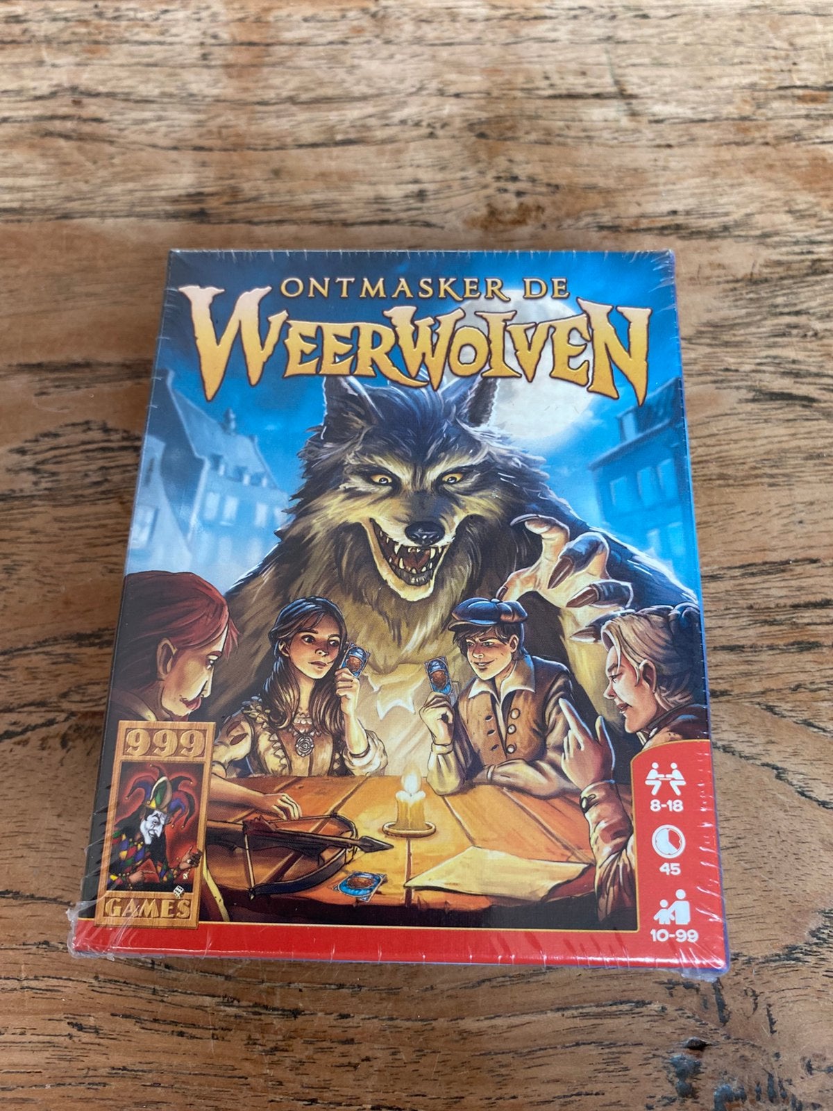 Ontmasker de Weerwolven - Spannend Groepsspel, NIEUW, Ophalen of Verzenden, Nieuw, 999 Games   ..
